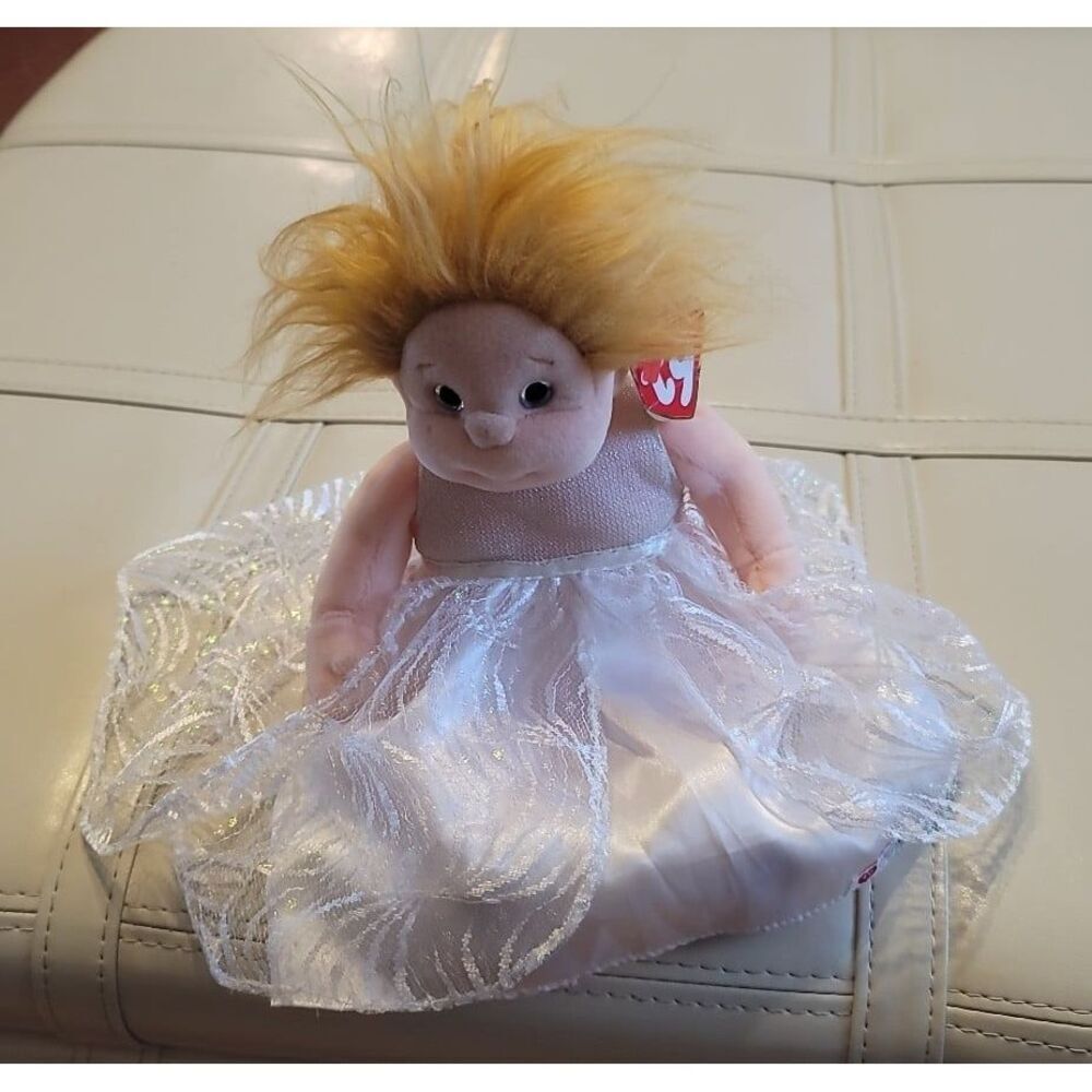 Ty Beanie Kids "Precious"‎ in Wedding Dress with shoes